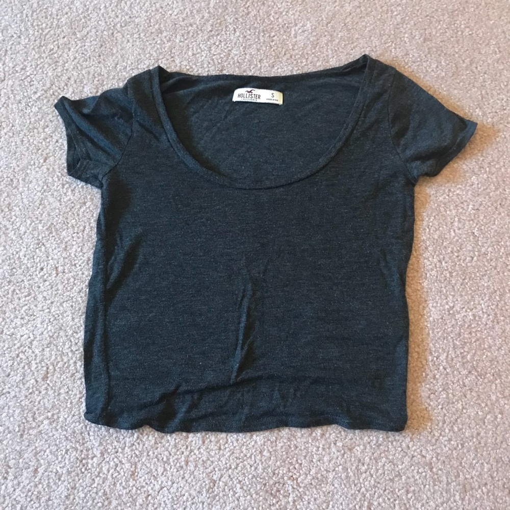 Charcoal Crop Top